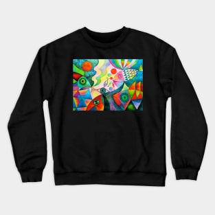 Hello little fishies Crewneck Sweatshirt